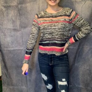 Multicolor knit sweater